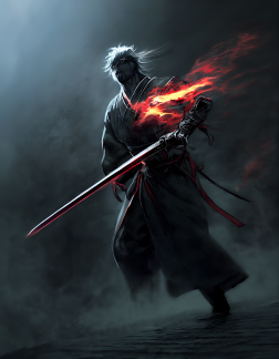 Drift Johnson CYBER SAMURAI fire dance slashing sword atomic de 82dfc0ed-46d1-4f49-915b-aa9abe7842dd